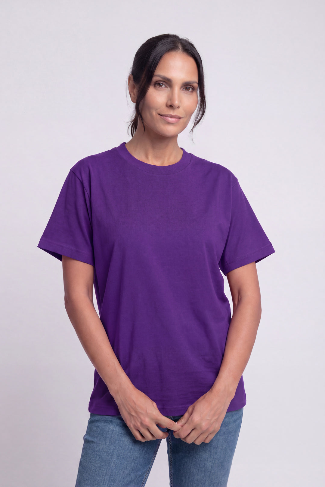 Franela Clásica Cuello O - Morado Nazareno - 1300MZ-001 
