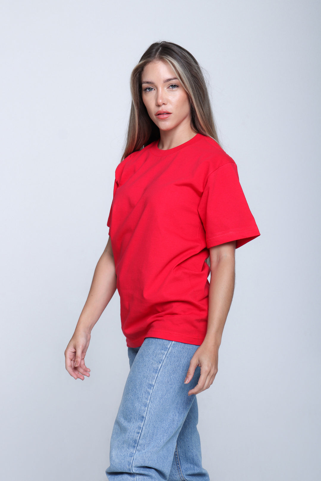 Franela Clásica Cuello O - Rojo - 1300RJ-001 
