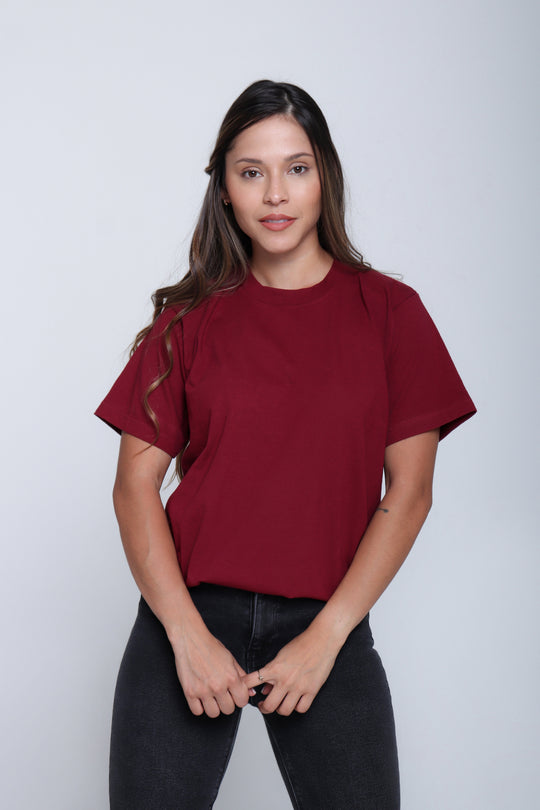 Franela Clásica Cuello O - Tinto Equipo - 1300TE-002 