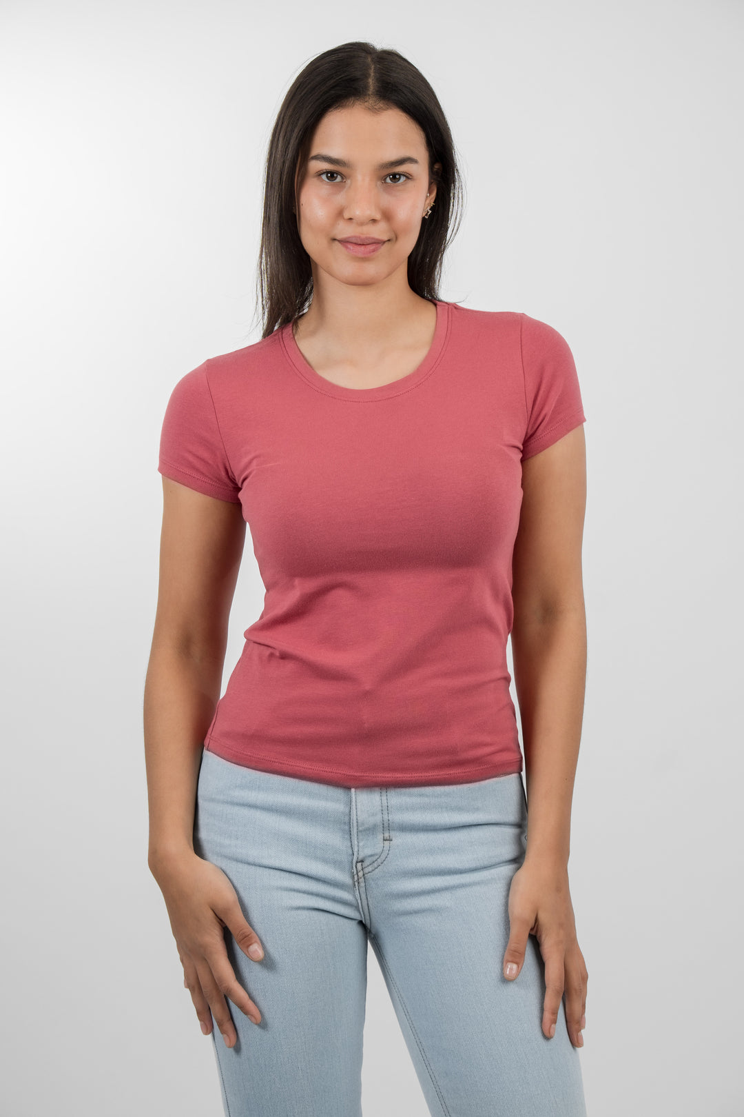 Franela Básica - Camelia Intenso - 1305CI-003 