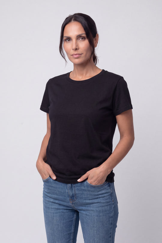 Franela Clásica - Negro - 1350NG-003 
