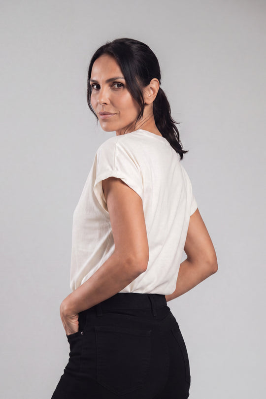 Franela Manila - Blanco Marshmallow - 1352BM-002 