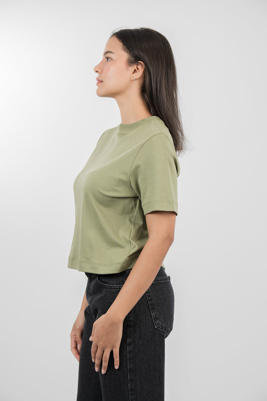 Franela Boxy - Oliva Pálido - 1359OP-002 