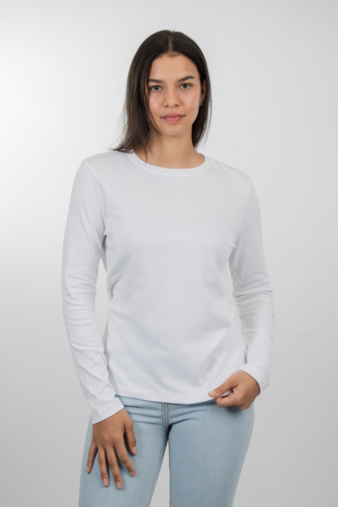 Franela Manga Larga - Blanco - 1368BL-001 #color_bl