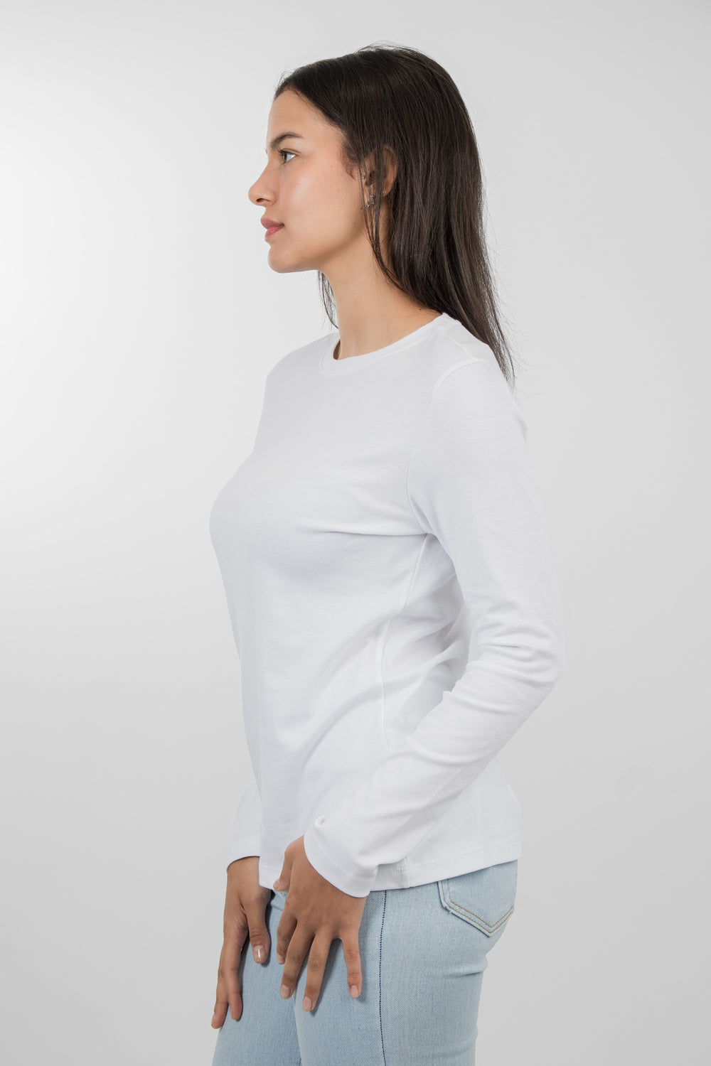 Franela Manga Larga - Blanco - 1368BL-002 #color_bl