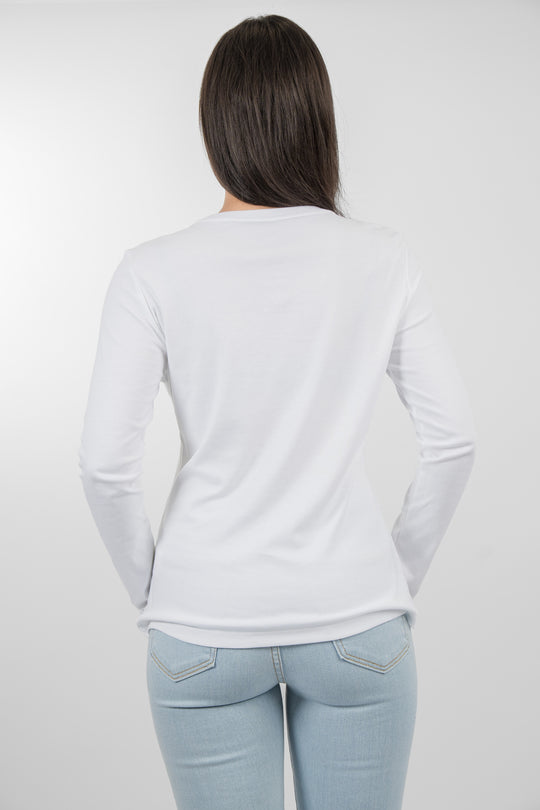 Franela Manga Larga - Blanco - 1368BL-003 