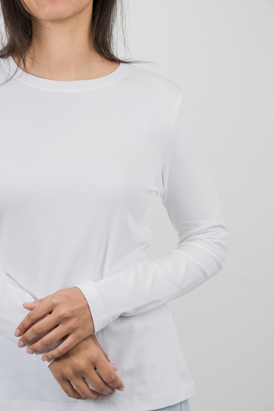 Franela Manga Larga - Blanco - 1368BL-004 
