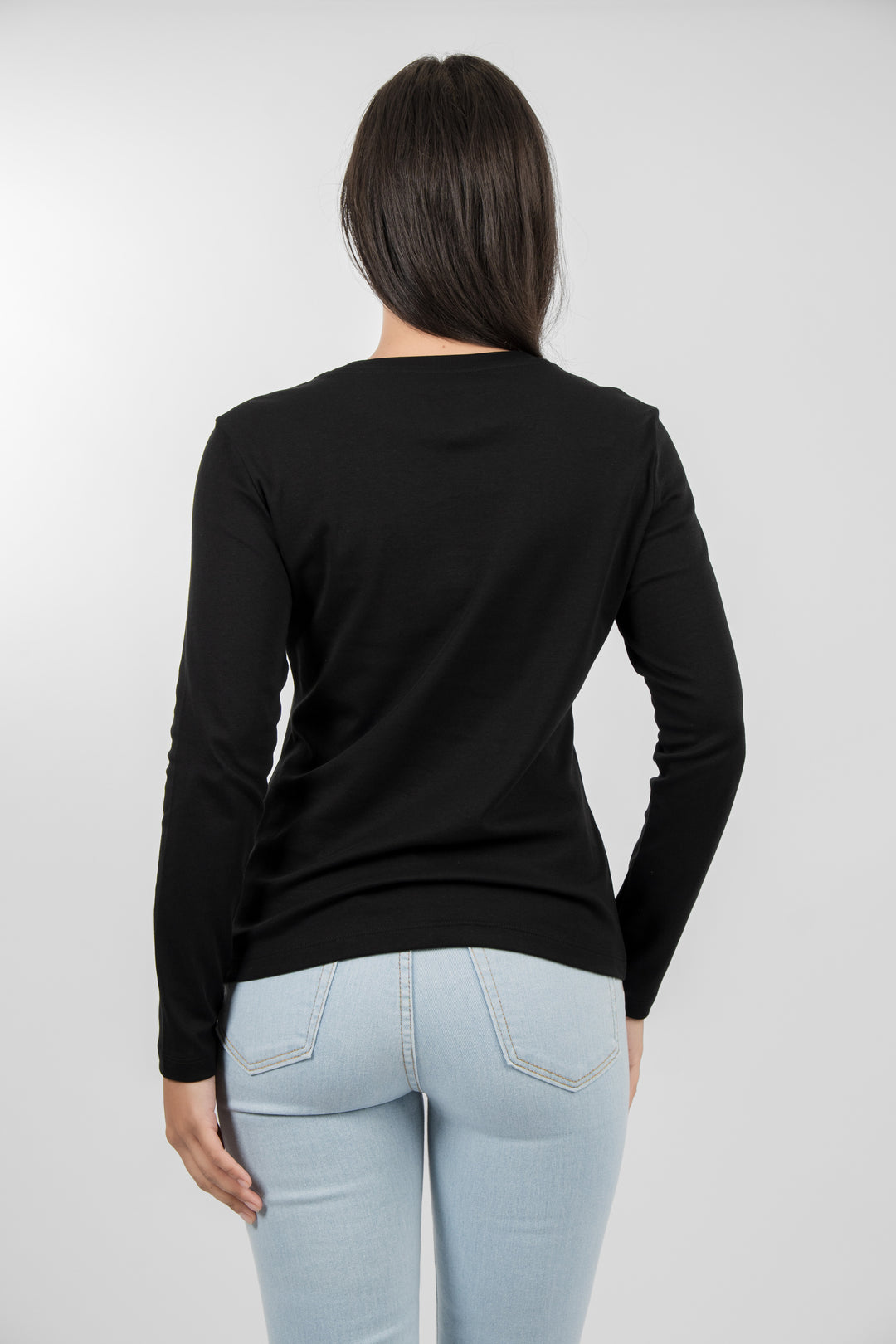 Franela Manga Larga - Negro - 1368NG-002 