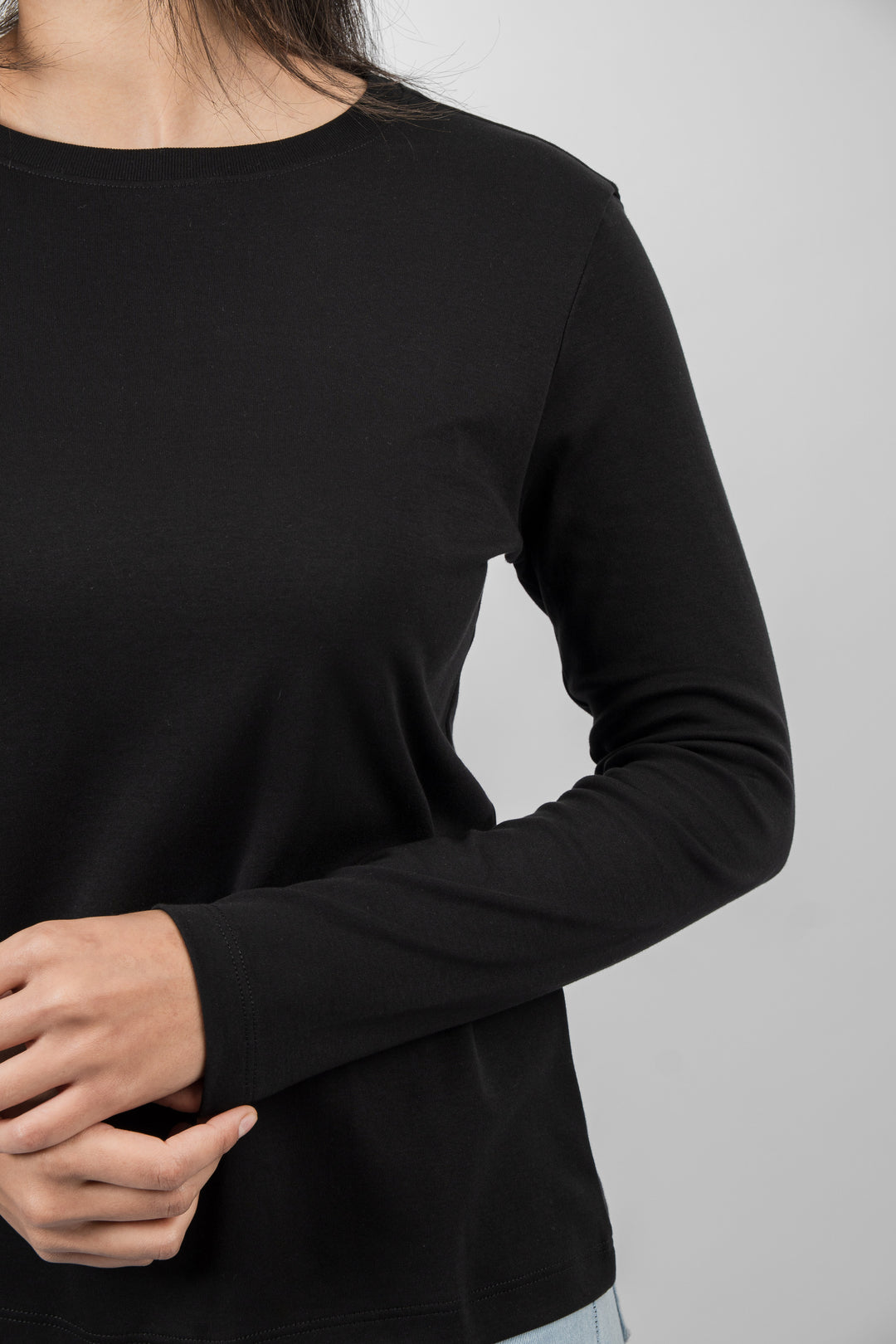 Franela Manga Larga - Negro - 1368NG-004 