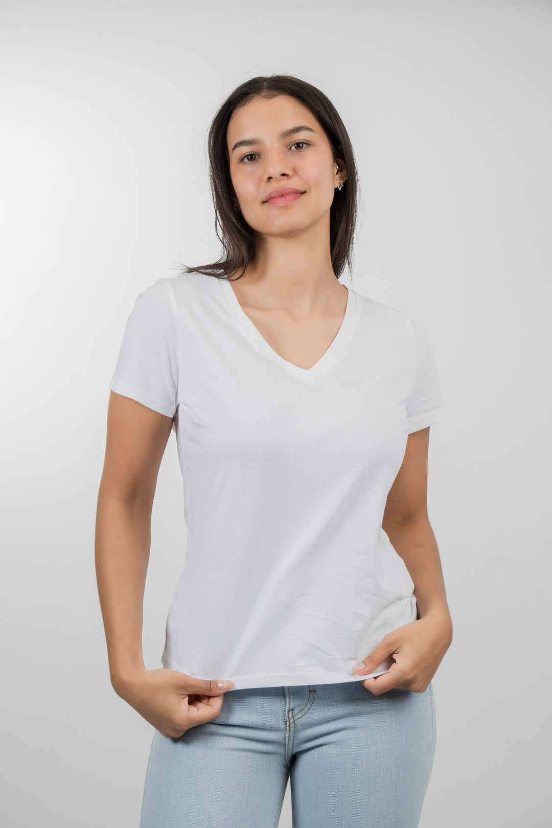Franela Cuello V - Blanco - 1369BL-003 #color_bl