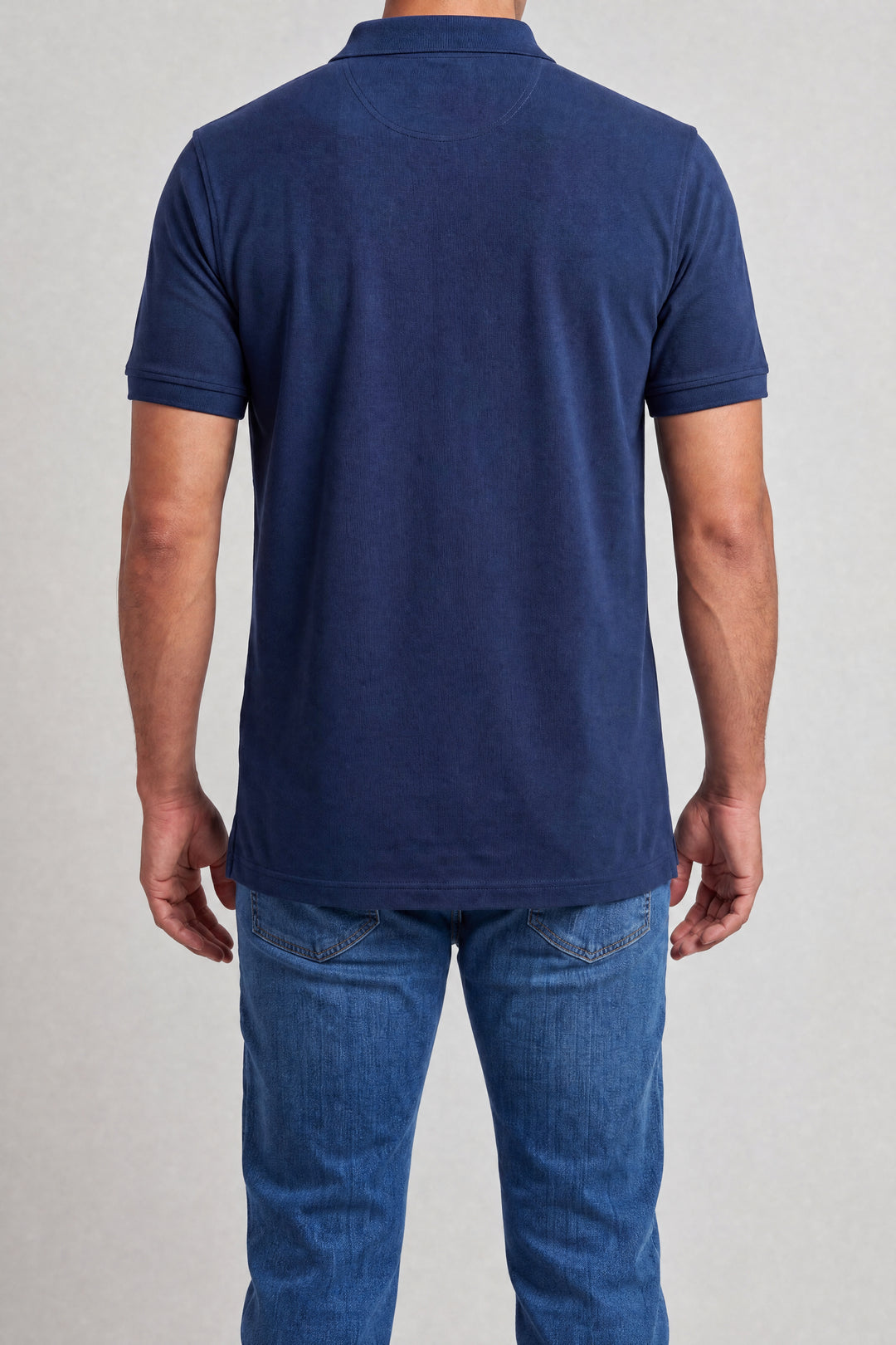 Chemise Polycotton 2816ZM — Azul Marino — vista posterior 