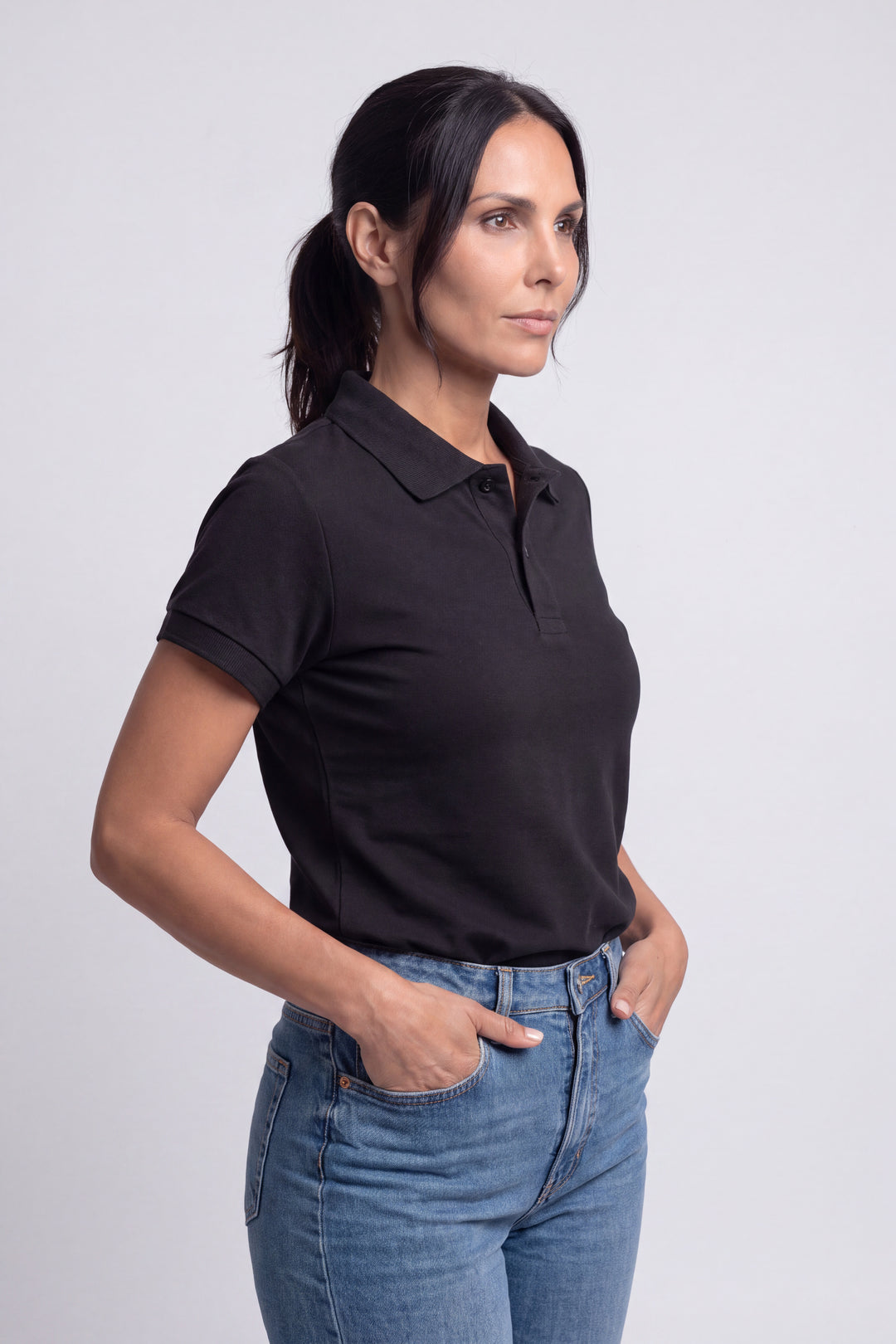 Chemise Polycotton - Negro - 2817NG-002 