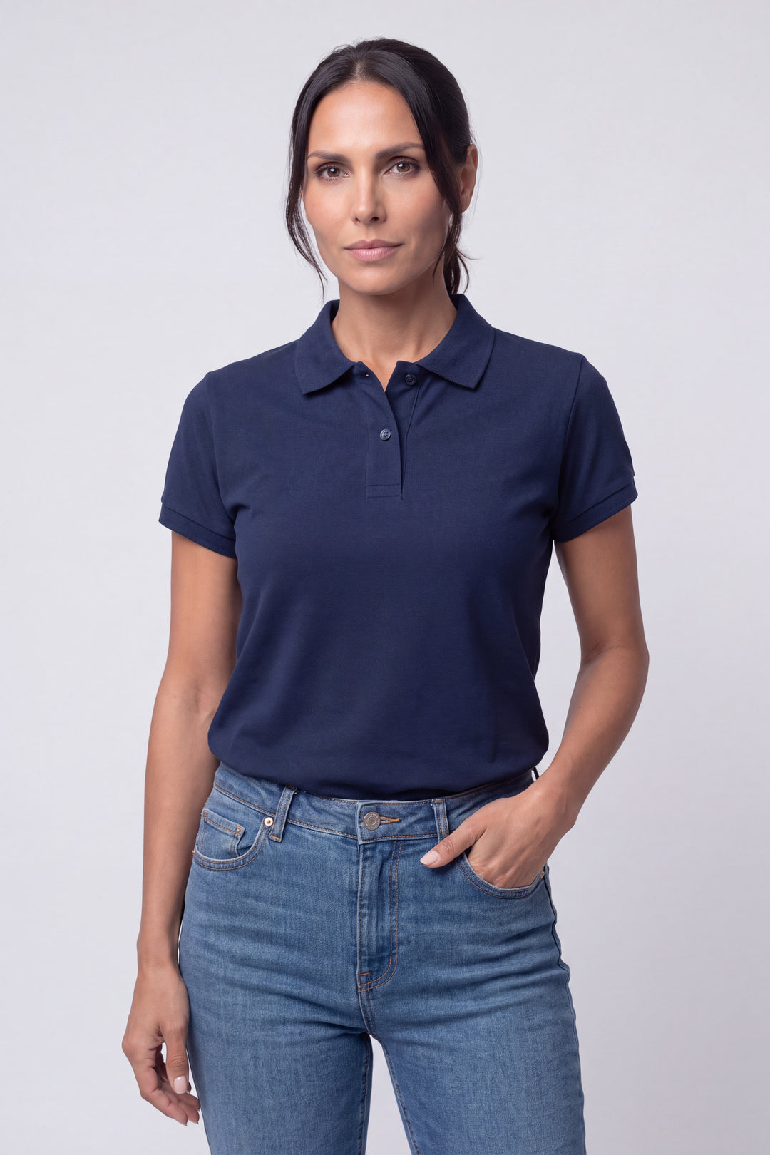 Chemise Polycotton - Azul Marino - 2817ZM-001 