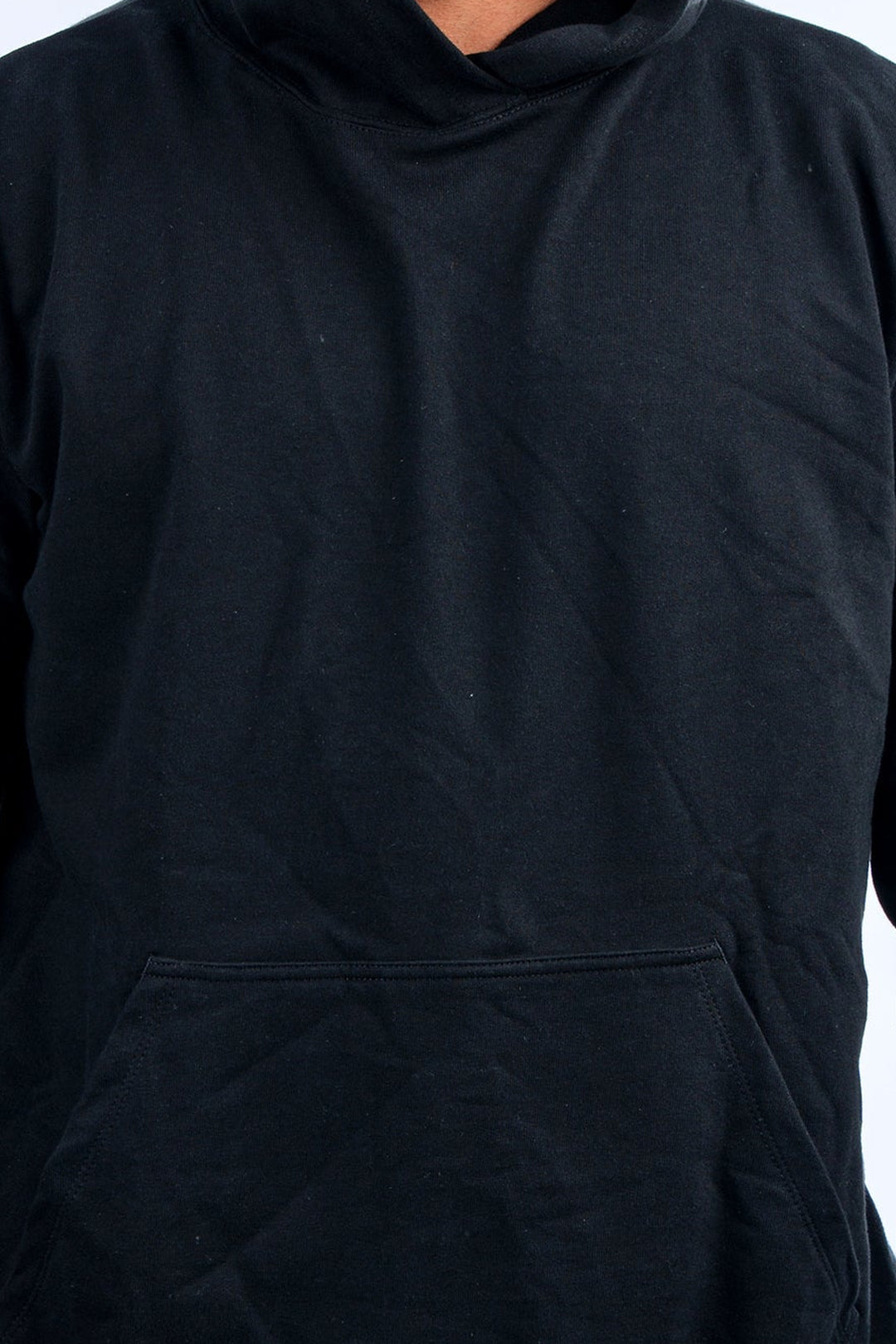 Hoodie Casual · 2922 · Detalle de capucha y tejido 