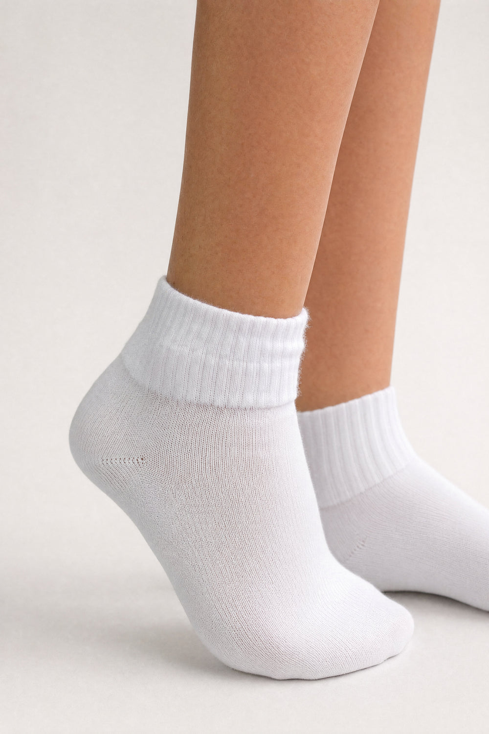 Medias Cortas Escolar - Blanco - 3225BL-001 #color_bl
