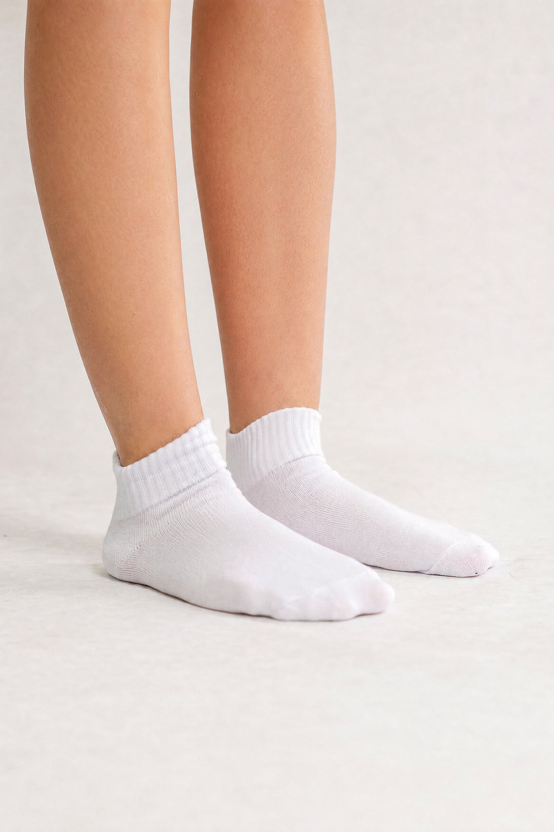 Medias Cortas Escolar - Blanco - 3225BL-003 #color_bl