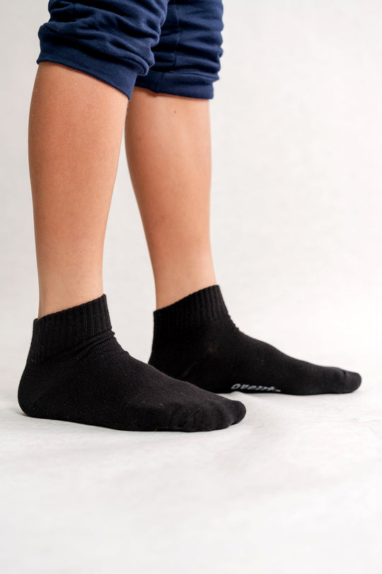 Medias Cortas Escolar - Negro - 3225NG-001 