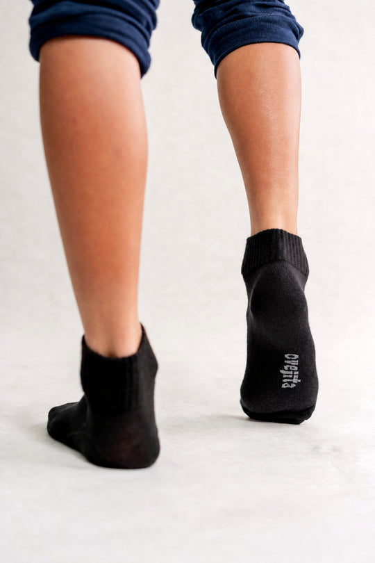 Medias Cortas Escolar - Negro - 3225NG-003 