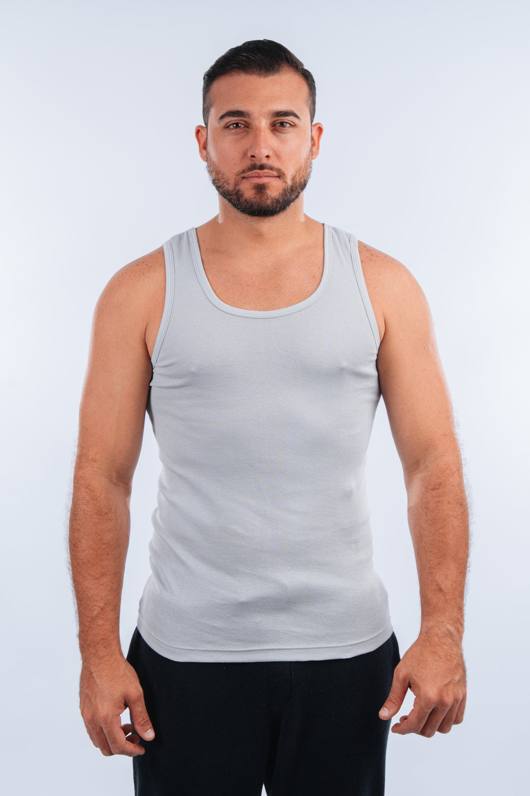 Camiseta Clásica de hombre 1100GG - Gris Gaviota - Foto 01 