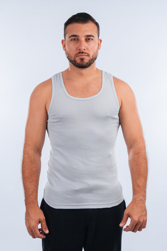 Camiseta Clásica de hombre 1100GG - Gris Gaviota - Foto 01 