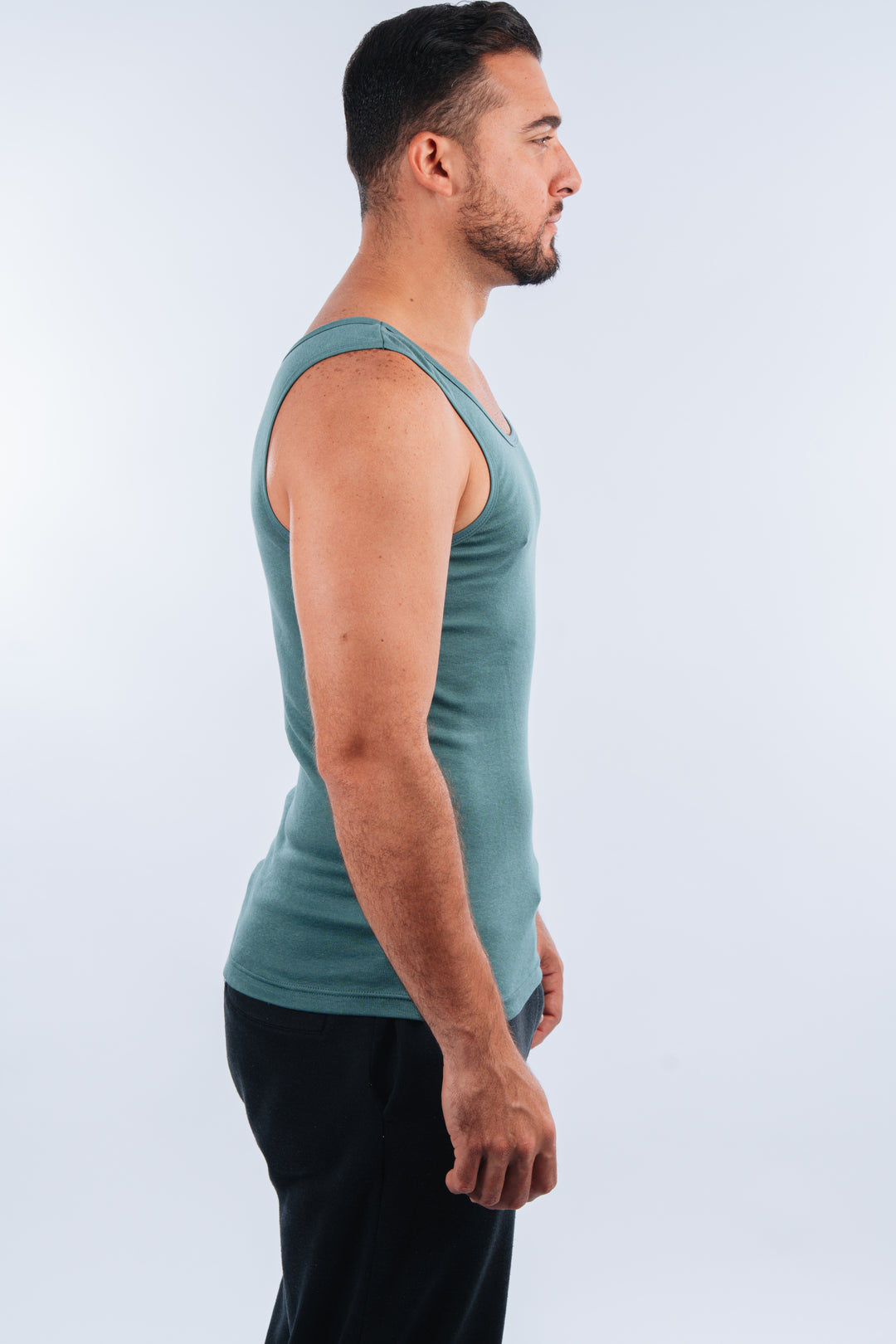 Camiseta Clásica de hombre 1100VS - Verde Salvia - Foto 02 