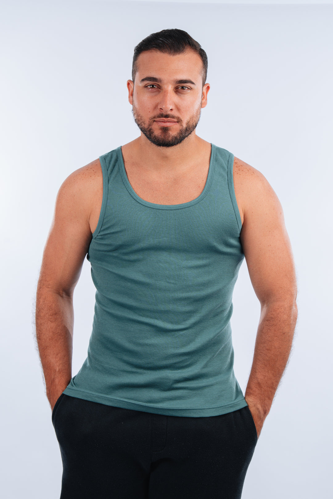 Camiseta Clásica de hombre 1100VS - Verde Salvia - Foto 03 
