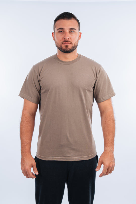 Franela Clásica Cuello O de hombre 1300BA - Beige Arena - Foto 01 