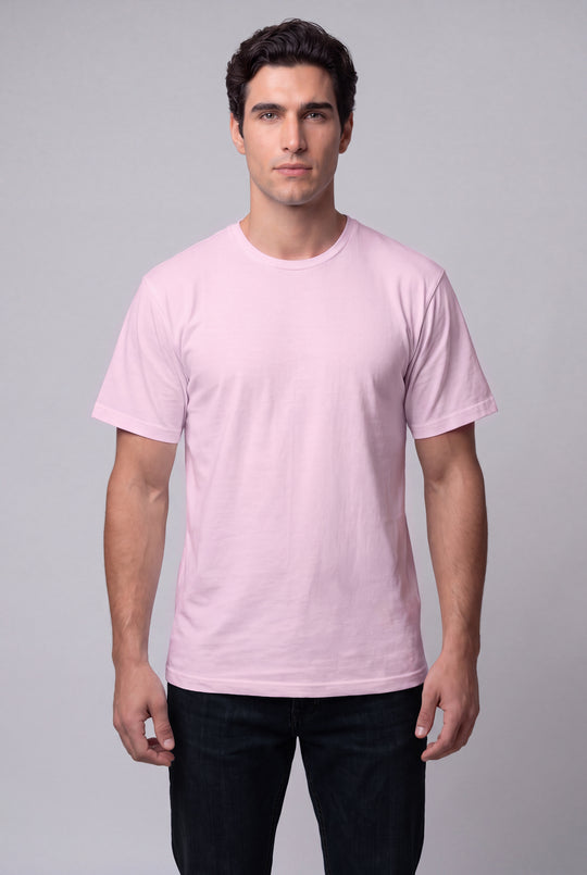 Franela Clásica Cuello O de hombre 1300RS - Rosado - Foto 01 
