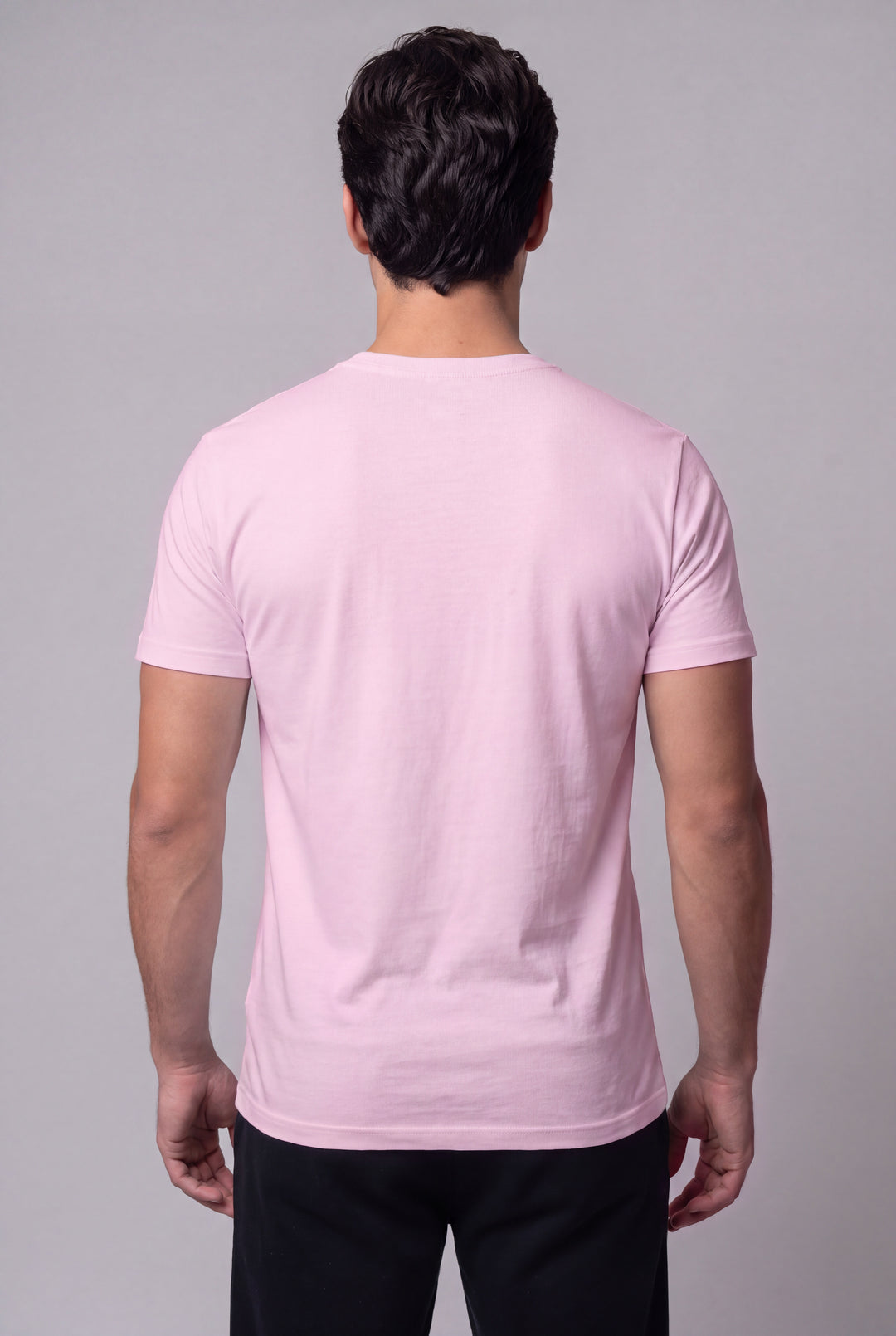 Franela Clásica Cuello O de hombre 1300RS - Rosado - Foto 02 