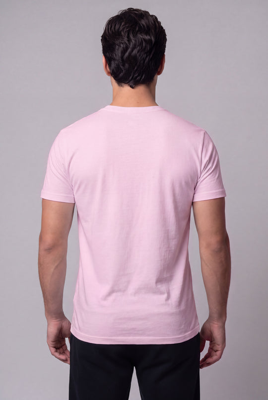 Franela Clásica Cuello O de hombre 1300RS - Rosado - Foto 02 