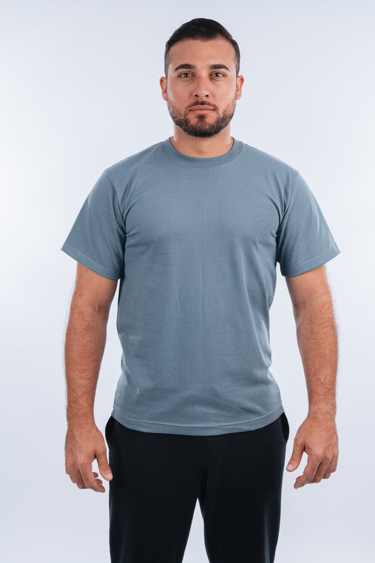 Franela Clásica Cuello O de hombre 1300ZB - Azul Ballena - Foto 01 