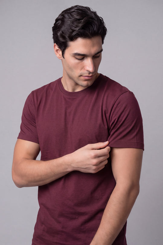 Franela Casual de hombre 1356BG - Borgoña - Foto 01 