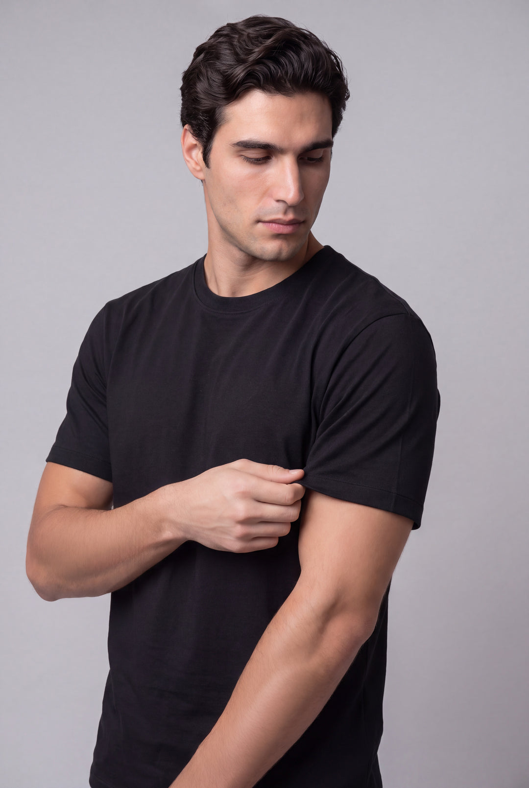 Franela Casual de hombre 1356NG - Negro - Foto 01 