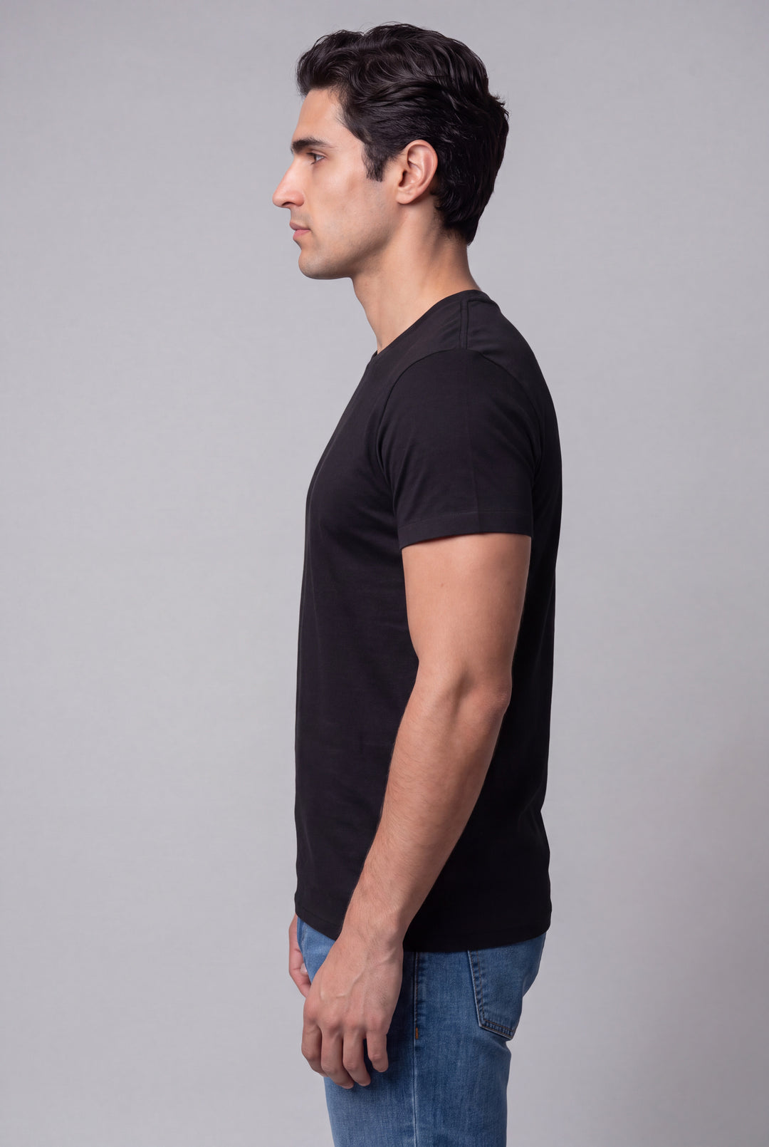 Franela Casual de hombre 1356NG - Negro - Foto 03 