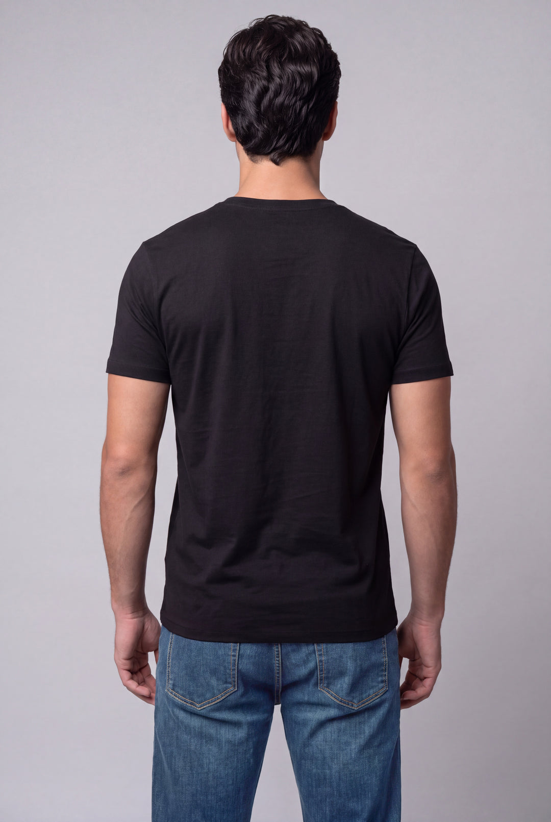 Franela Casual de hombre 1356NG - Negro - Foto 04 