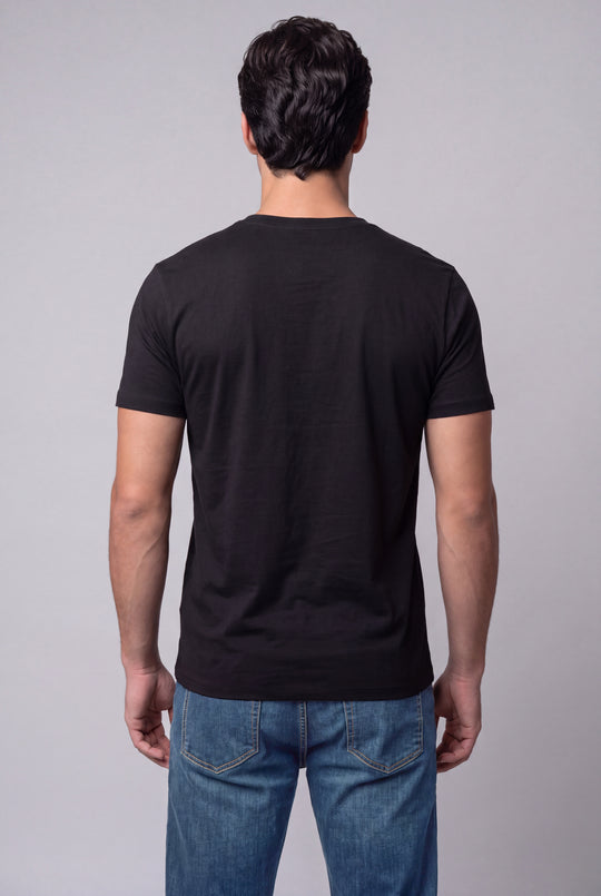 Franela Casual de hombre 1356NG - Negro - Foto 04 