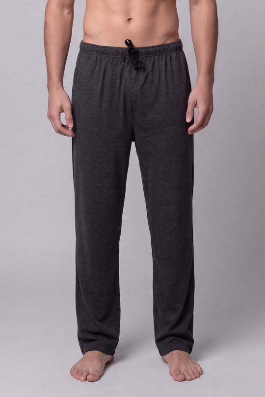 Pantalón Pijama Cordón de hombre 1490JN - Jaspeado Negro - Foto 01 