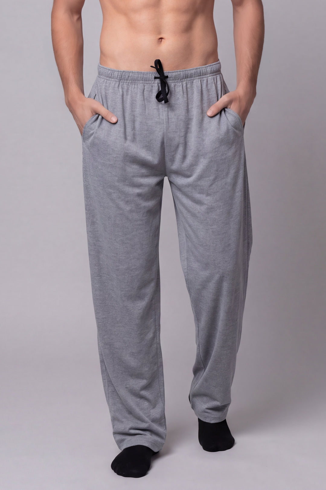 Pantalón Pijama Cordón de hombre 1490ME - Melange - Foto 01 #color_me