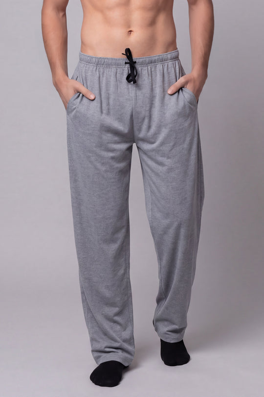 Pantalón Pijama Cordón de hombre 1490ME - Melange - Foto 01 