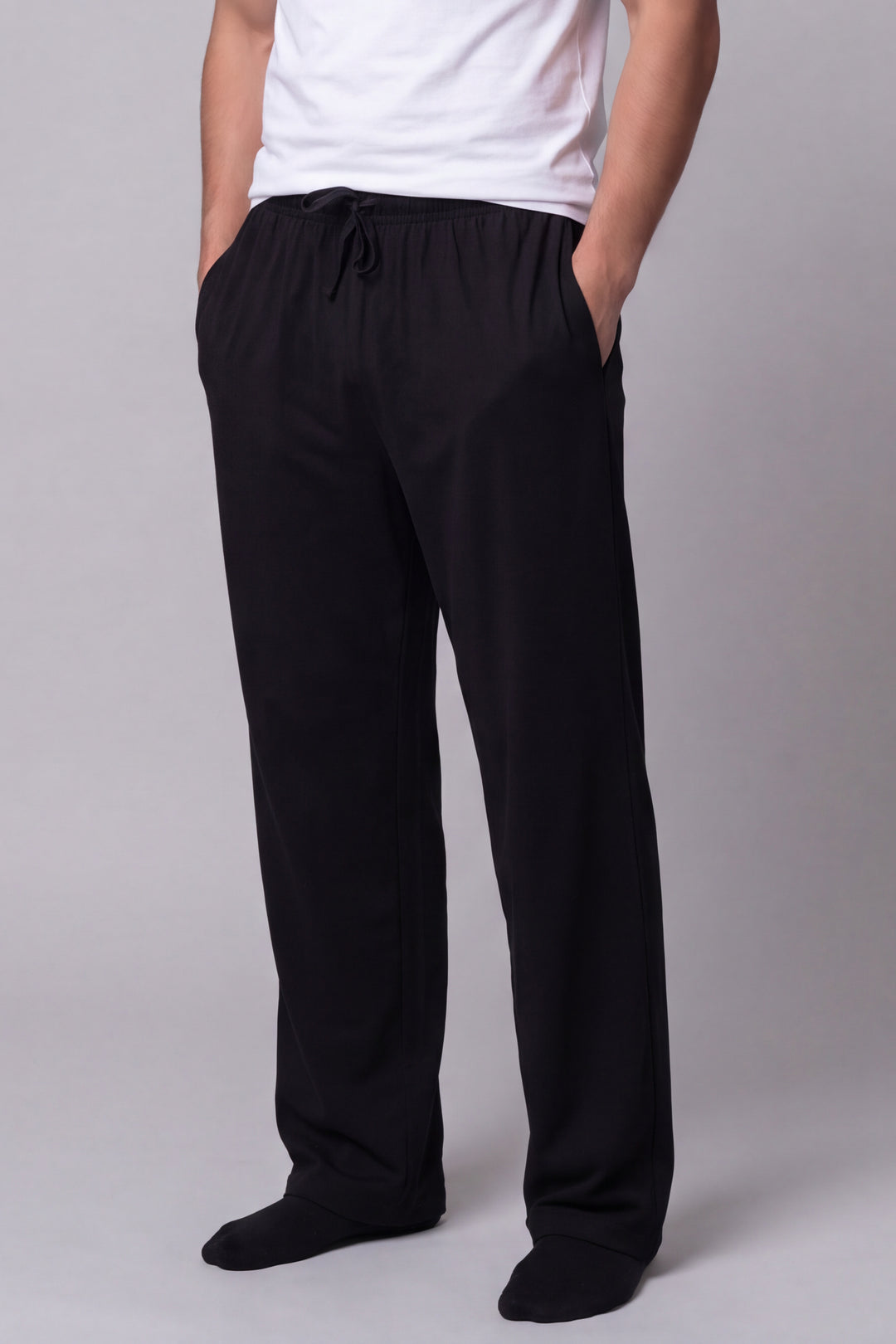 Pantalón Pijama Cordón de hombre 1490NG - Negro - Foto 01 