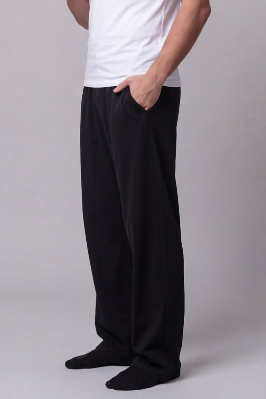 Pantalón Pijama Cordón de hombre 1490NG - Negro - Foto 02 