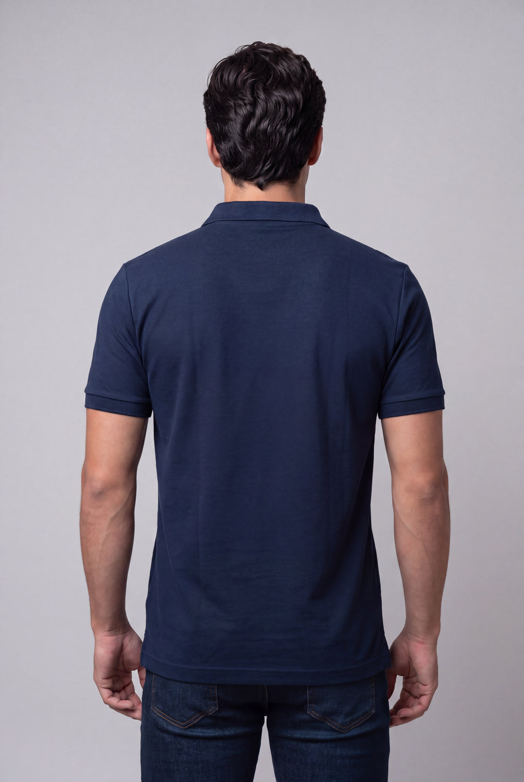 Chemise Polycotton de hombre 2816ZM - Azul Marino - Foto 03 
