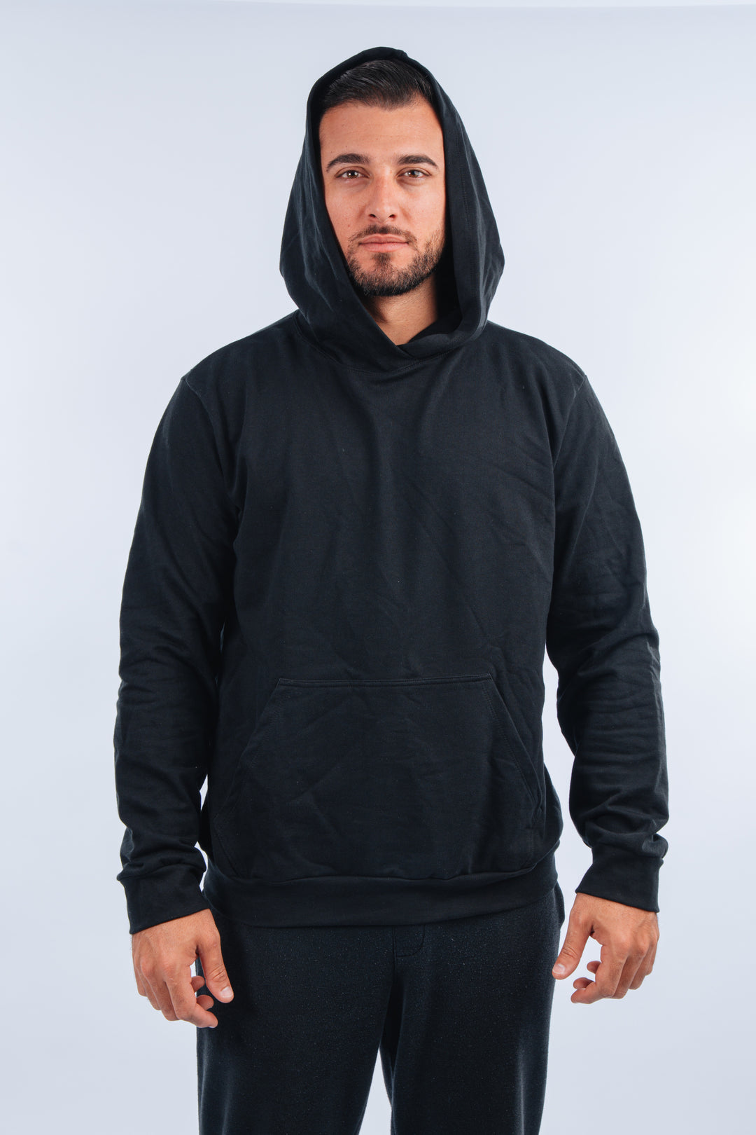 Hoodie Casual de hombre 2922NG - Negro - Foto 01 #color_ng