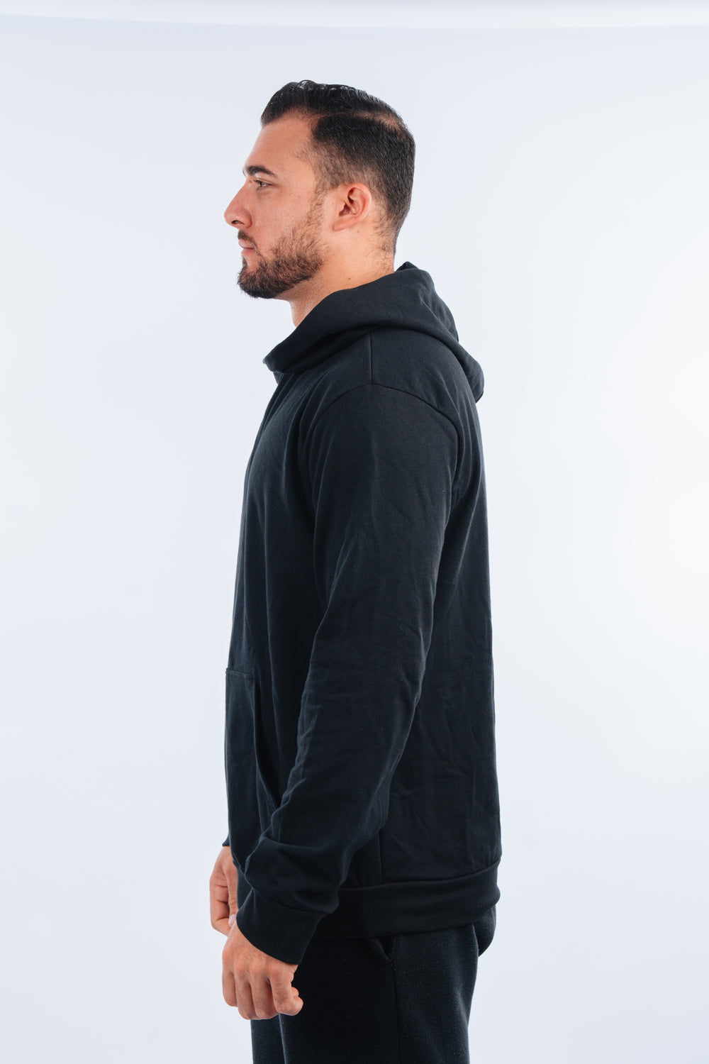 Hoodie Casual de hombre 2922NG - Negro - Foto 02 #color_ng