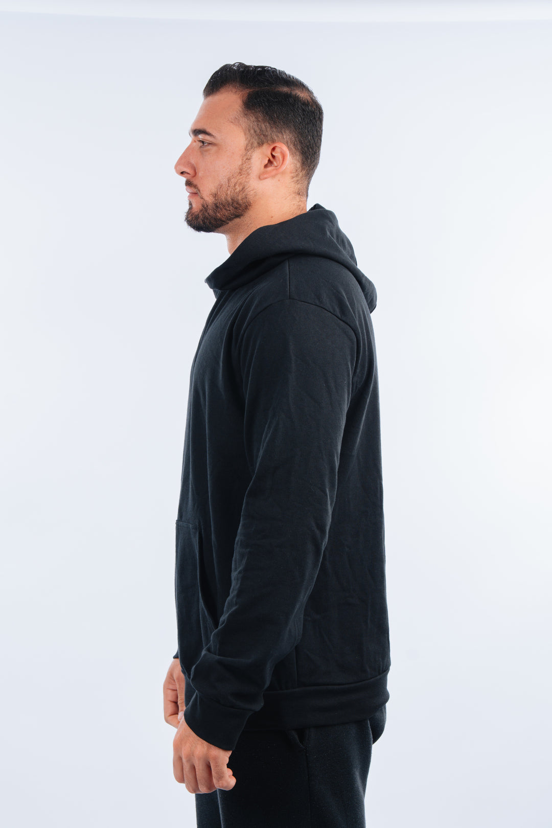 Hoodie Casual de hombre 2922NG - Negro - Foto 02 