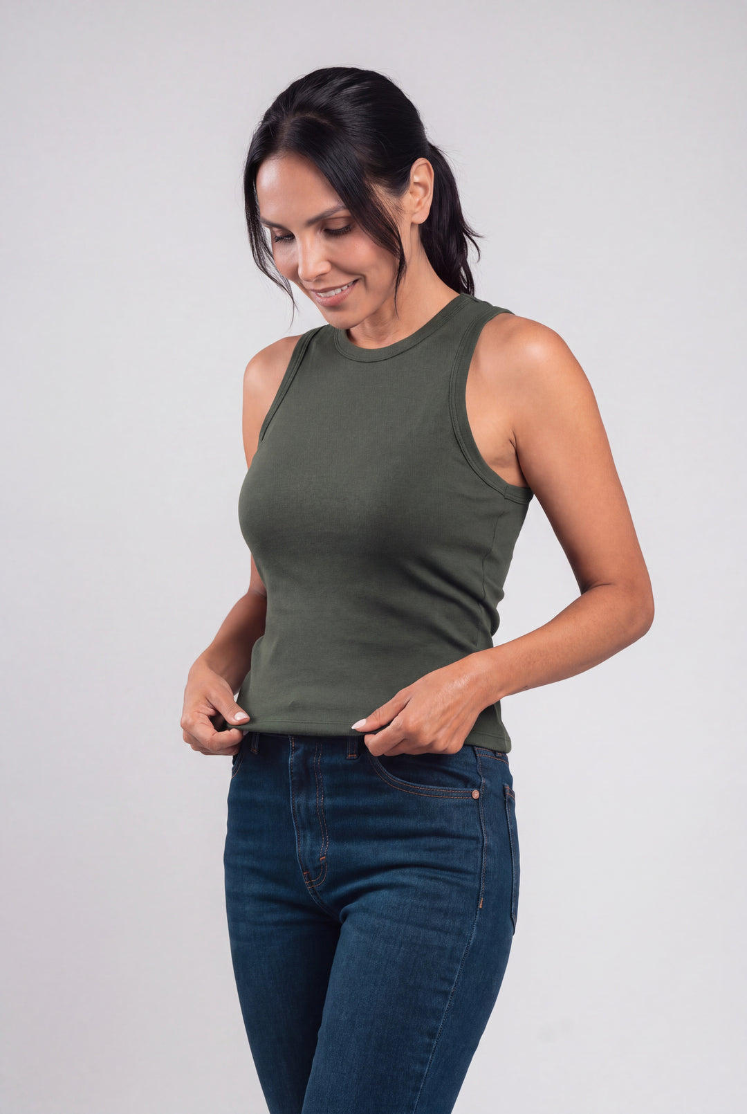 Camiseta Roma de mujer 1151VF - Verde Forestal - Foto 02 