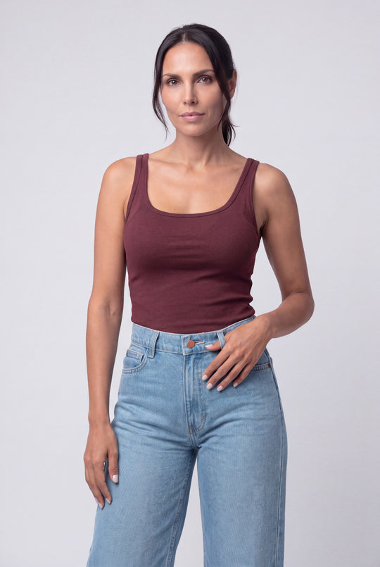 Camiseta Madrid de mujer 1153BV - Borgoña - Foto 01 