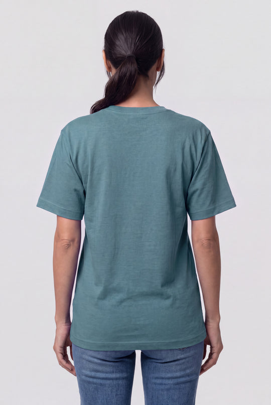 Franela Clásica Cuello O de mujer 1300VS - Verde Salvia - Foto 02 