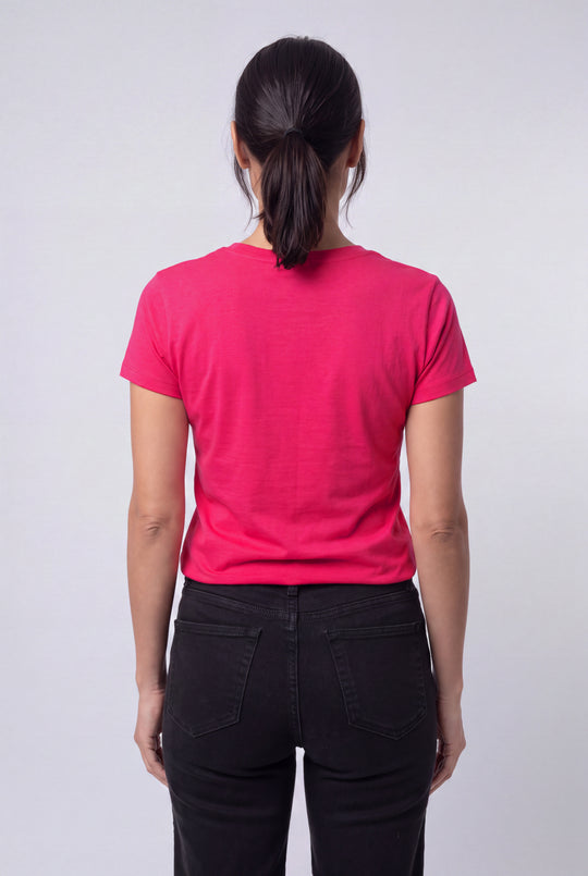 Franela Clásica de mujer 1350RZ - Rojo Cereza - Foto 03 