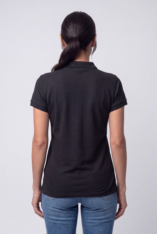 Chemise Polycotton de mujer 2817NG - Negro - Foto 03 